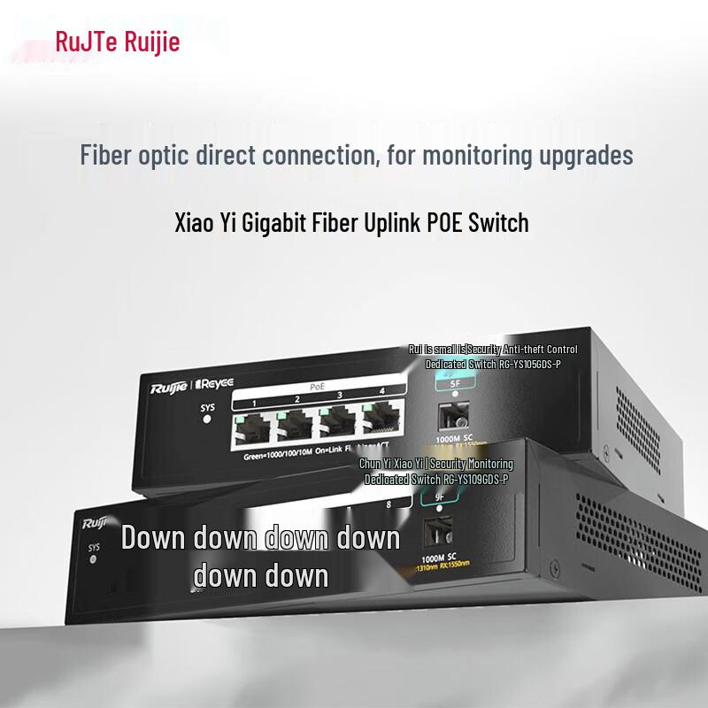 5-портовый гигабитный PoE-коммутатор Reyee RG-YS105GDS-P