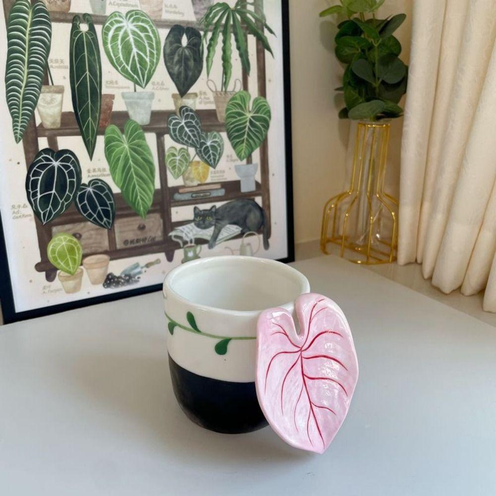 Handmade Ceramic Coffee Cup Microwave Safe Espresso Cup Creative Latte Mug  Office