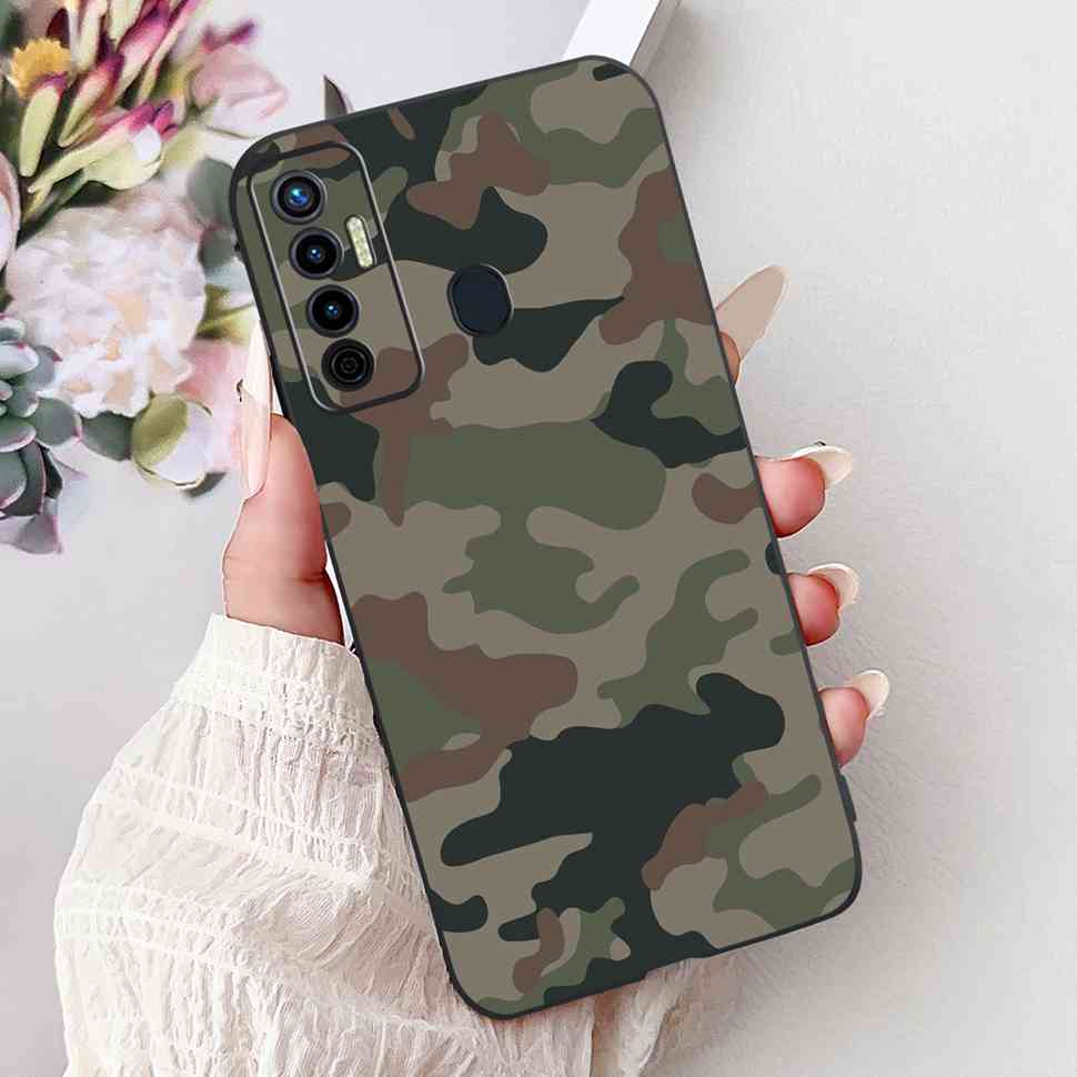 Cute Cat Cover For Tecno Camon 17 Case CG6 CG6j Silicone Soft Protection Shell For Tecno Camon 17 Camon17 Back Cover Casing 6.6"