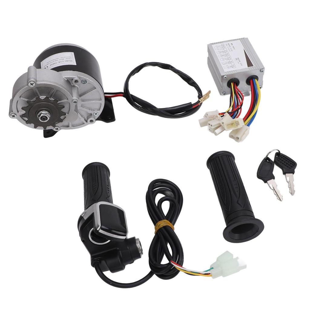 Электродвигатель 36В 500Вт 13T с редуктором, ручка газа для электровелосипеда 36В, контроллер для электросамоката/велосипеда