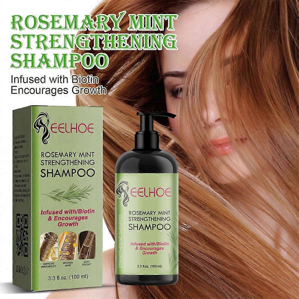 2X 100ml Rosemary Oil Mint Strengthening Shampoo Anti Hair Los Best