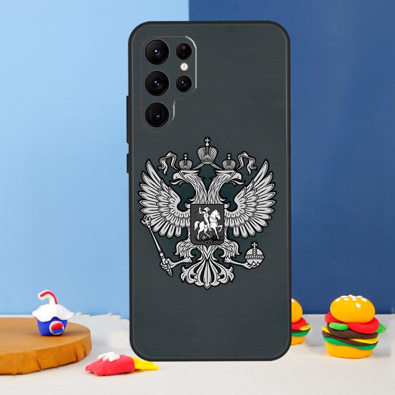 Russian Flag Phone Case For Samsung Galaxy S25 Ultra S9 S10 S20 S21 S22 Plus S23 FE S24 Ultra Cover Coque