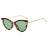 Ins New Luxury Cat Eye Gradient Women Sunglasses  Personality Color Matching Frame Design High Quality Men Uv400