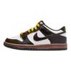 Nike Dunk Low SE GS Panda-Monium Pack - Fauna Brown Детские кроссовки Белый Черный Ярко-цитрусовый HQ9294-100