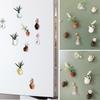 Simulation Mini Vase Fridge Magnets Durable Home Decor Ceramic Vase Refrigerator Sticker Creative Whiteboard Decoration