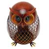 Копилка в форме совы, металлическая монетница в форме совы, ручная работа, украшение для сдачи, гостиная, выкл.