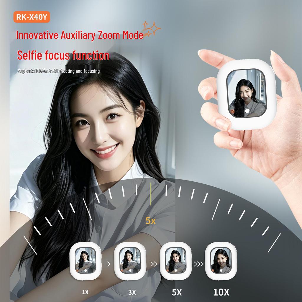 New Wireless Mobile Phone Screen Mirroring Device with Mini Magnetic Rear Camera and Bluetooth