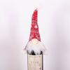 Christmas Decoration Faceless Doll Wine Bottle Holder Santa Claus Wine Bag