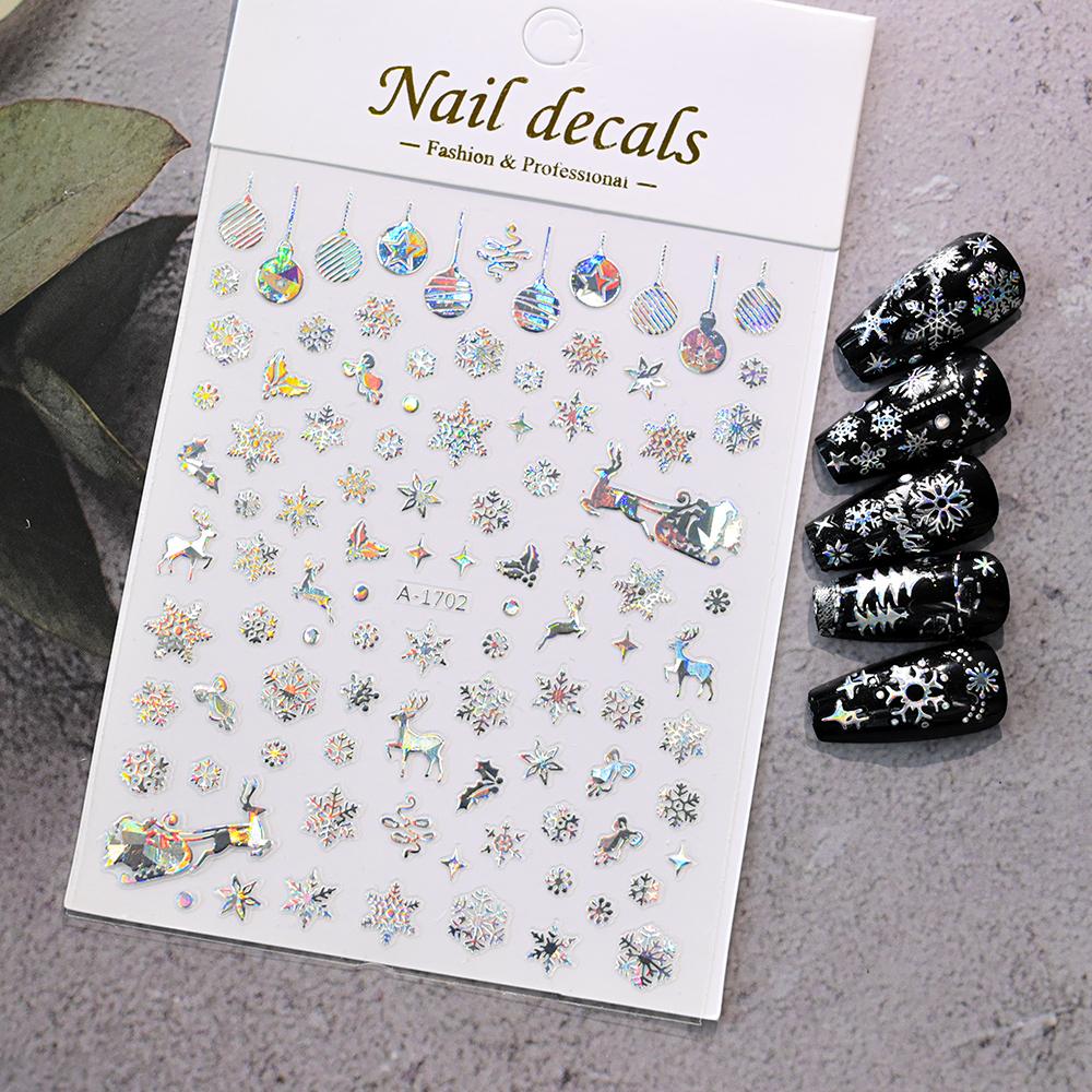 1pc 5D Bee Butterfly Flower Embossed Nail Sticker Self-Adhesive Acrylic Sunflower Engrave Decal Manicure Slider Decoration6x10cm