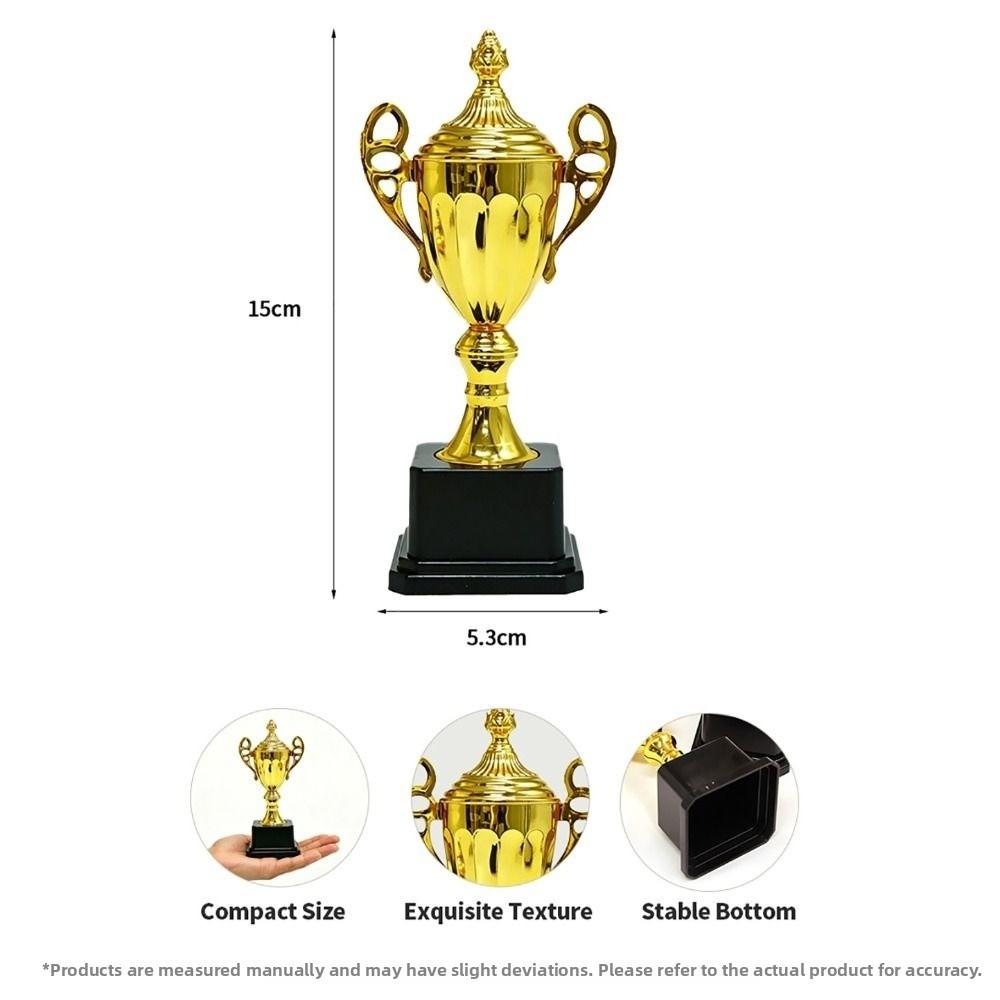Mini Size Trophy Cup Gold Victory Cup Creative Sports Trophy Competition Props