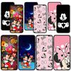 Для Samsung Galaxy S24 S23 iPhone 16 15 14 Plus X Xiaomi Redmi Note 13 12 11 Pro Max 8 9 10 XR Huawei OPPO чехол для телефона Мышь Микки Милый Минни чехол