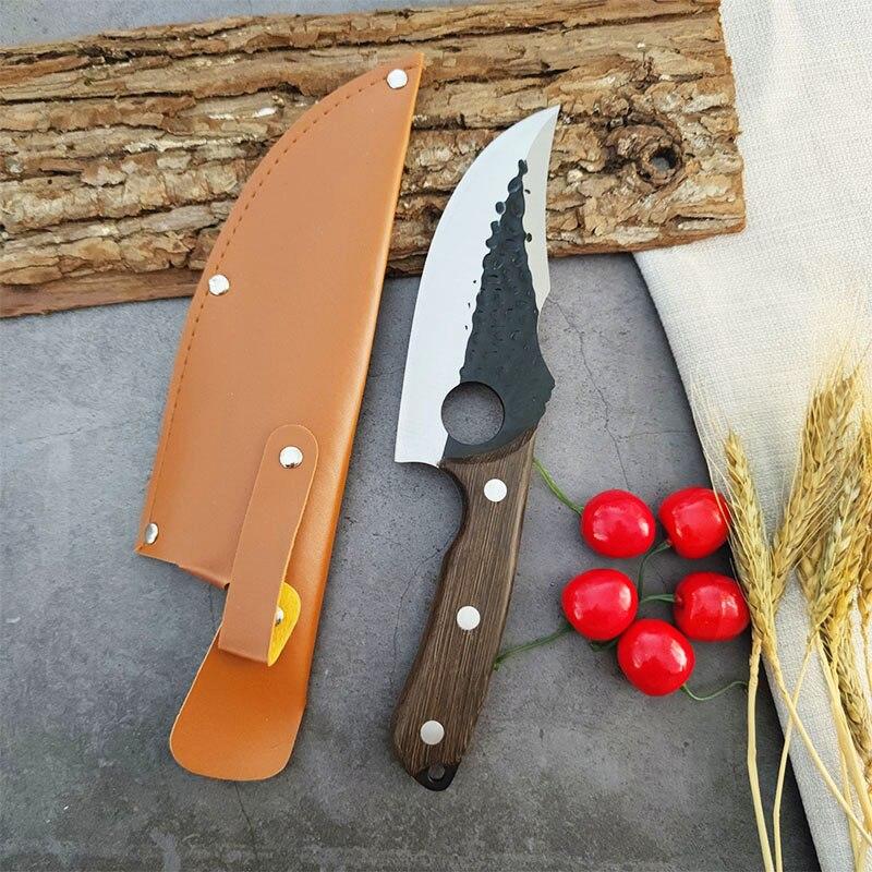 Handmade Forging Meat Cleaver Slicing Knife Kitchen Chef Knives Boning Knife Vegetable Cutter