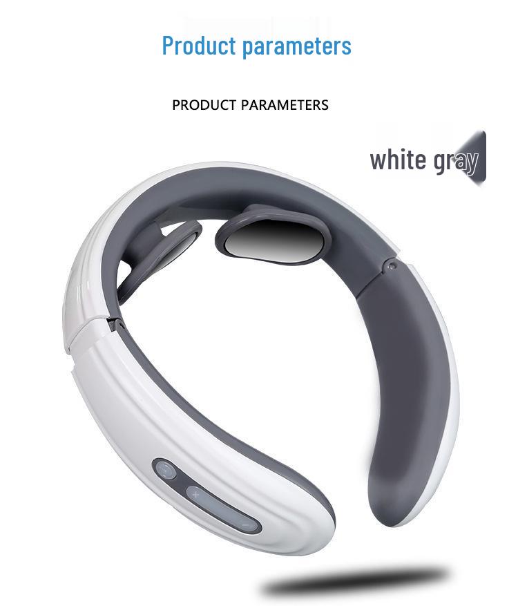 Electromagnetic Heat Neck Massager with Electric Pulse Therapy