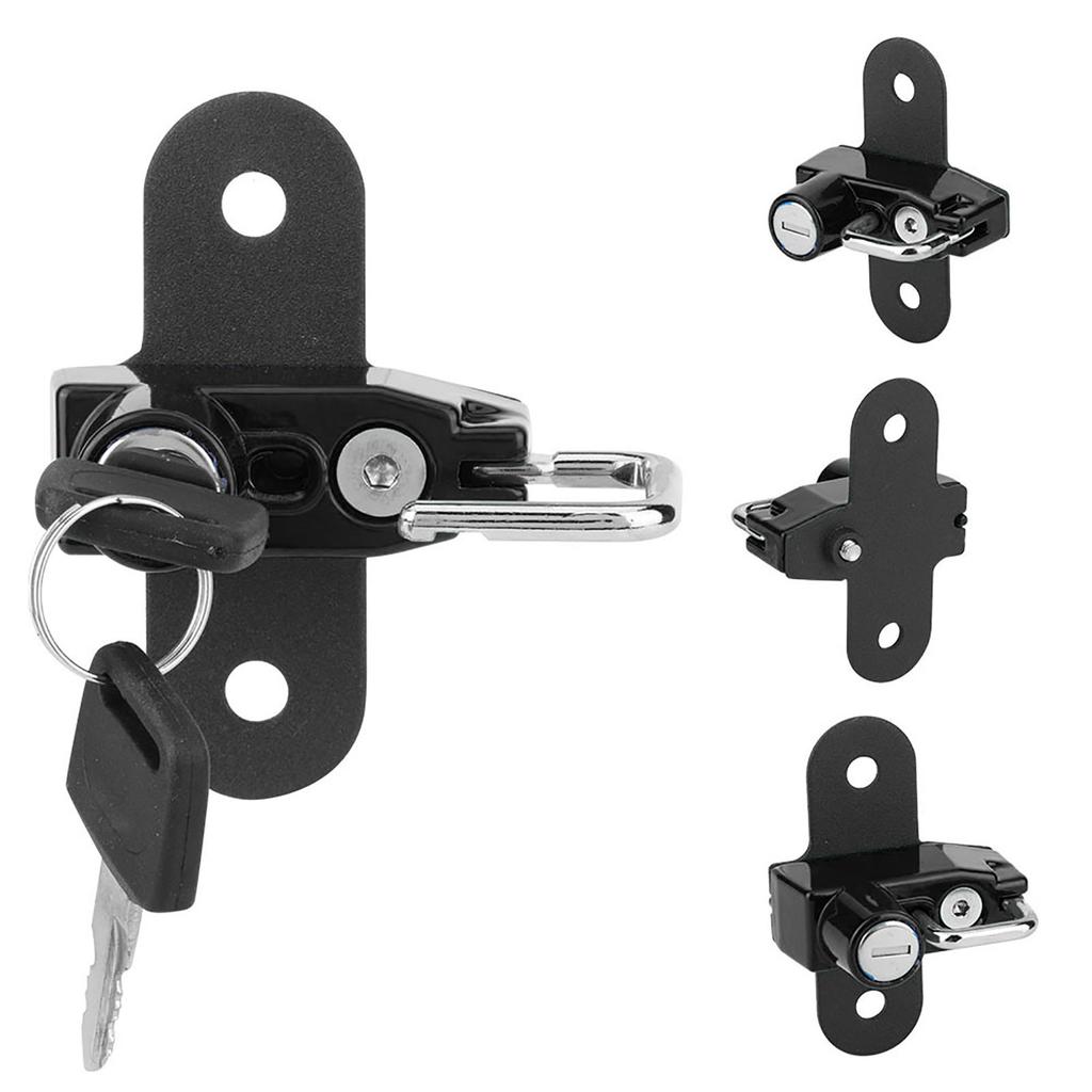 Motorcycle Modification Aluminum Alloy Helmet Lock Mount Hook Fit for Suzuki V Strom 250 2017+(Black )