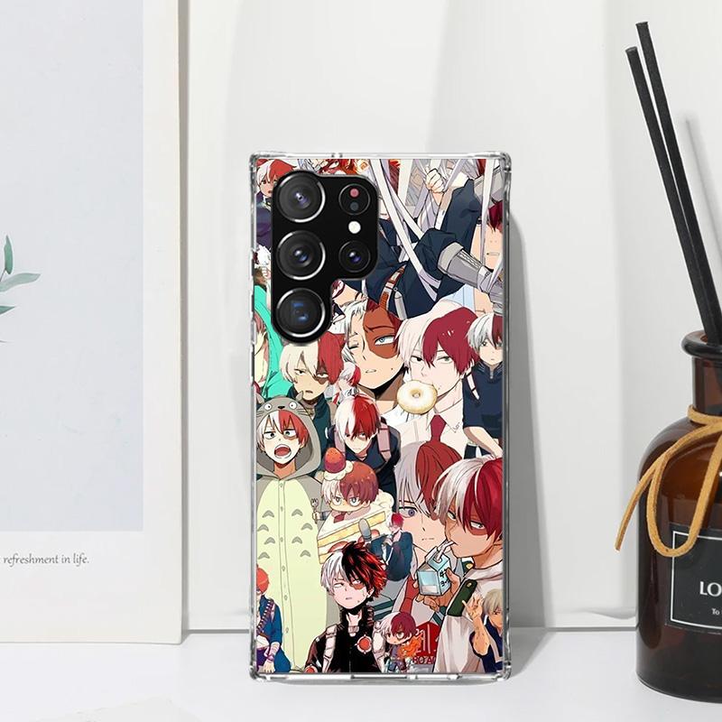 My Hero Todoroki Shoto Phone Case For Samsung Galaxy S26 S25 Edge S24 FE S23 S22 Ultra S21 Plus S20 + Art Fundas Back Cover Gala
