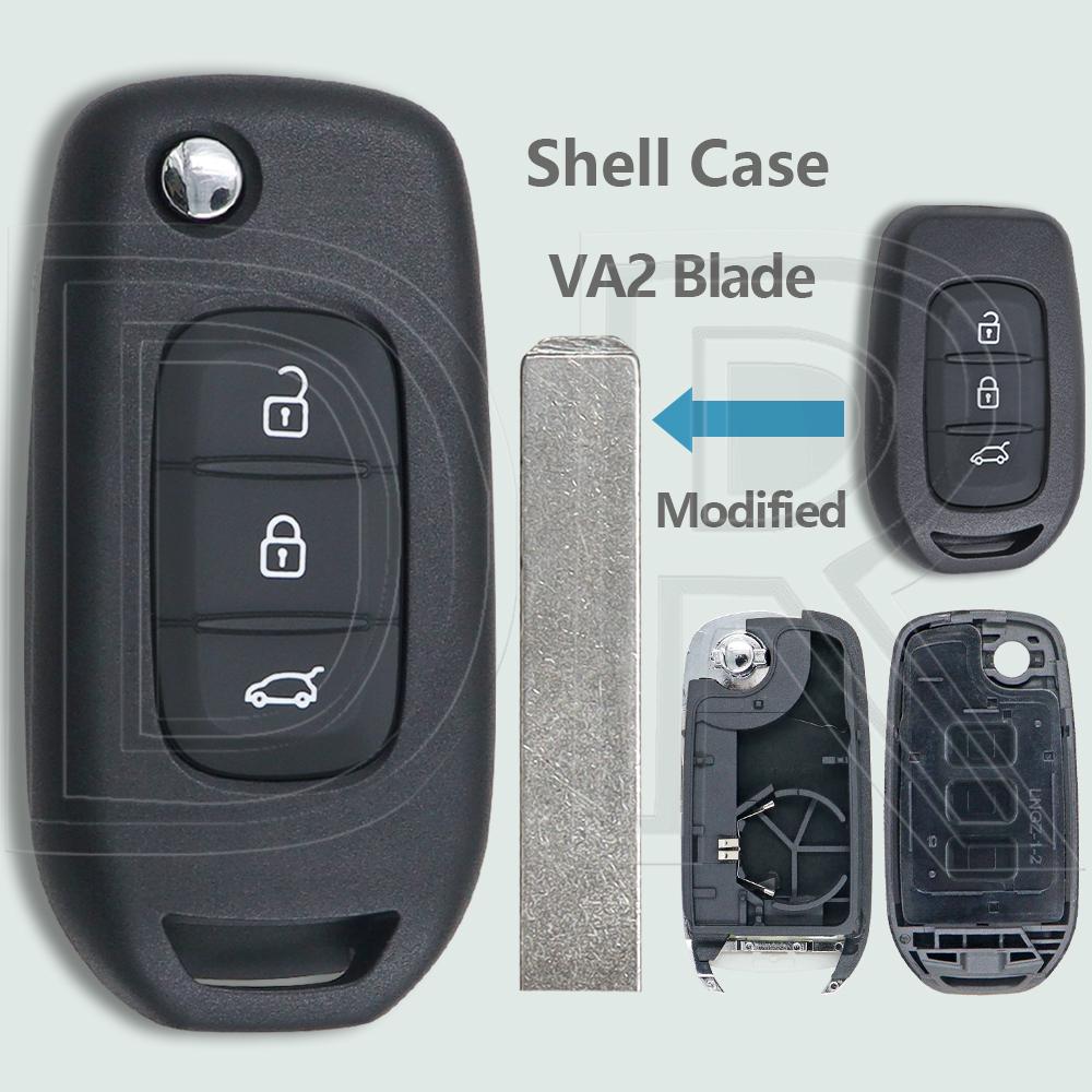 DR Модифицированный корпус ключа автомобиля Только поддержка CWTWE1G0003 Для Renault Dacia Symbole Logan Sandero Trafic Lodgy Dokker Duster