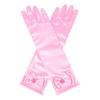 Wear Satin Sequins Stage Gloves Full Finger Mittens Princess Skirt Accessories Children Long Gloves