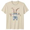 Happy Easter TShirt Watercolor Bunny Seasonal Holiday