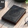 A6 Retro Style Pocket Type Mini Notebook Cute Compact Portable Hard Shell PU Leather Note Book School Supplies Office Diary
