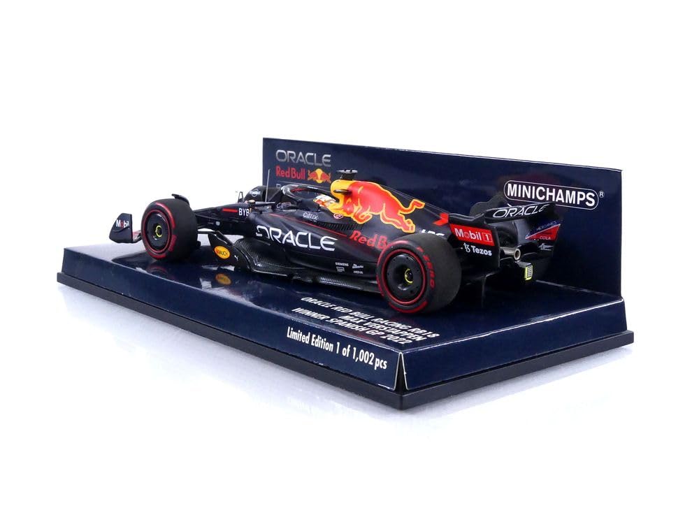 Minichamps Oracle RB18 Verstappen Spanish GP 2022 Winner 1/43 (Finished Model)
