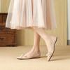 Huiliya Gentle Fairy Wind Single Shoes Women 2025 New French Elegance with Skirt Women Shallow Mouth W828-45