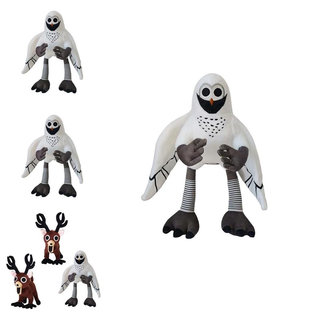 Плюшевая кукла Elk Owl 99nights Terror Game для коллекционеров, подарок и декор в стиле хоррор