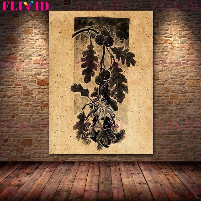 Настенное искусство на холсте, фигурки Наруто, современная гостиная, украшение для детской спальни