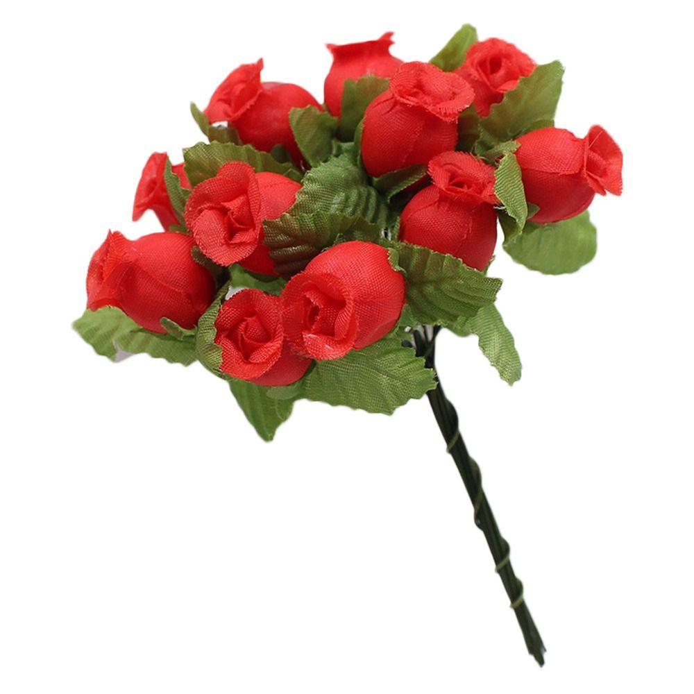 DIY Table Chair Decor Artificial Rose 12-Heads Stems Artificial Flowers Fake Flower Flowers Combo