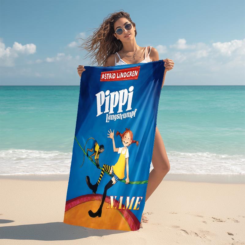 Personalized Fairy Tale Adventure Beach Towel Microfiber Beach Towel Thin Absorbent for Beach Swimming Yoga Bath Sports. 0910254