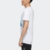 Adidas Neo T Shirts Men's White Crew Neck Moderate DW8138