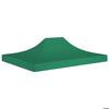 Reception Tent Roof - vidaXL - 410x280 Cm - Waterproof - Green - Occasional Use