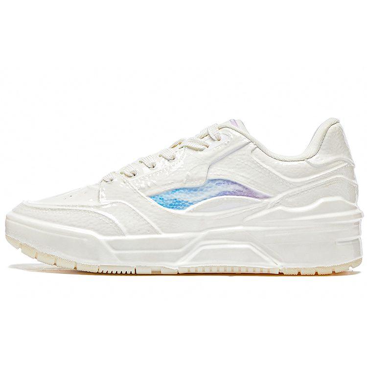 Li Ning RSR 101 Низкие Скейтбордические Кроссовки Женские Mist White ABCS108-1