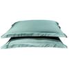 Premium 100% Cotton Pillowcase Set 48x74cm Pure Solid Color Bedding Hotel Home Use