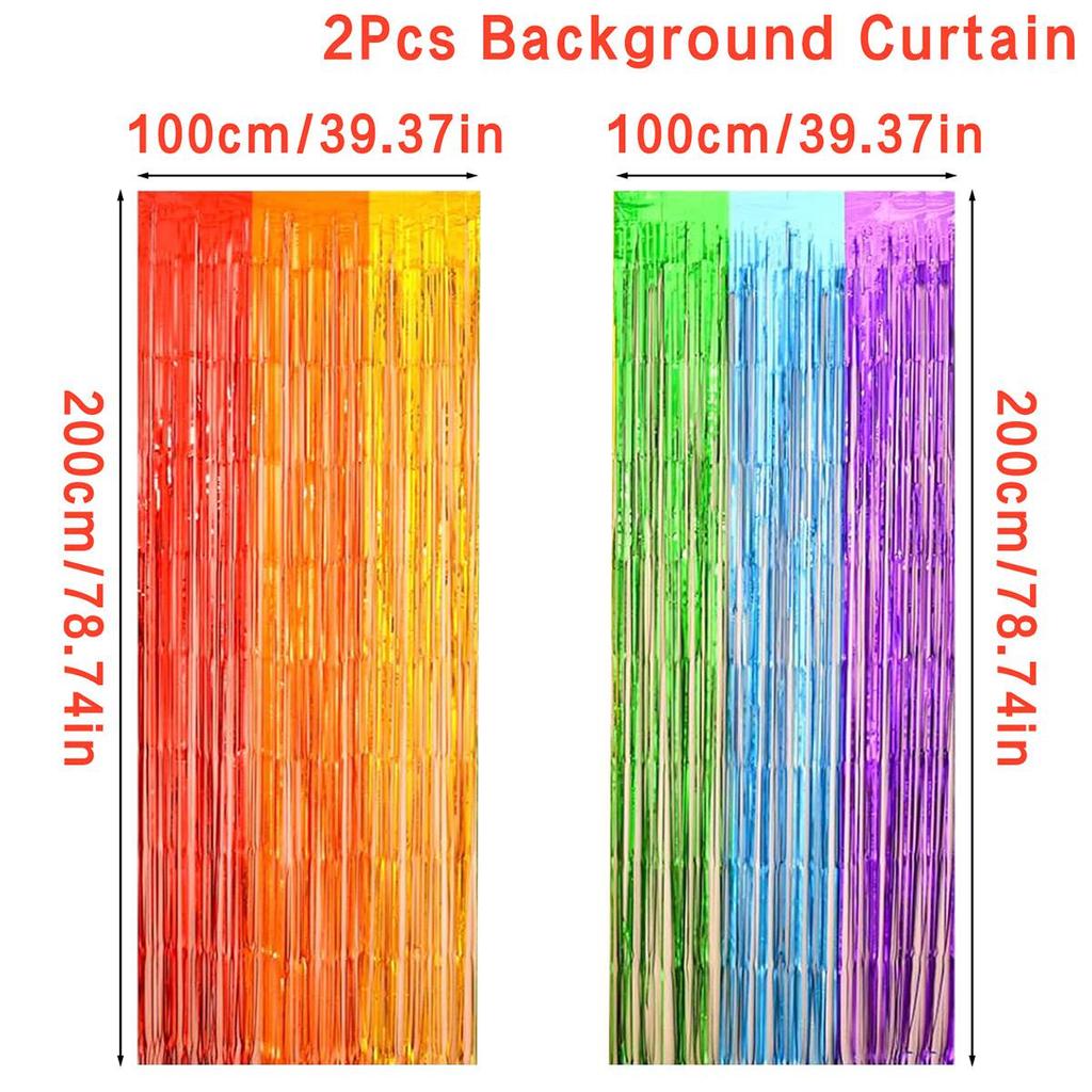 Backdrop Fornite Rain For Photo Zone Birthday Decoration Wedding Decor Christmas Tinsel Glitter Foil Backdrop Party Curtain