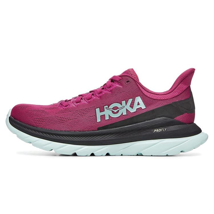 HOKA One One Кроссовки для бега Mach 4 с низким верхом Женские кроссовки для бега Фиолетовые 1113529-FFBL