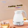 Портативный складной чайник, небольшой уличный дорожный чайник, силиконовый электрический выдвижной термостат