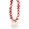 Zawieszka do telefonu Hello Kitty Pearls Kitty Head Czerwona