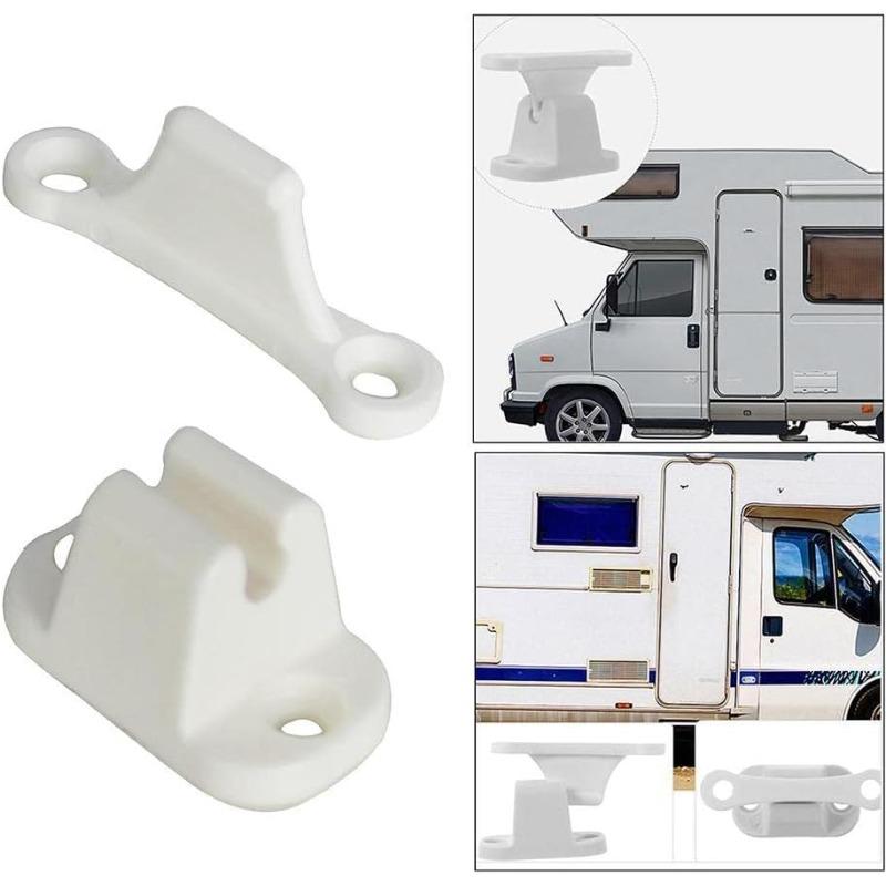 2 Sets Caravan Door Retainer Catch Nylon Door Stop Retaining Catch Latch for RV Caravan Camper Motorhome Boat Door Retainer Holder Door Stopper