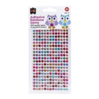 EC Rainbow Adhesivr Gems (Упаковка 200 шт.)