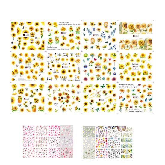 Нераздражающая маникюрная наклейка для ногтей, цветочная наклейка, художественный слайдер, дизайн, привлекательная изысканная форма