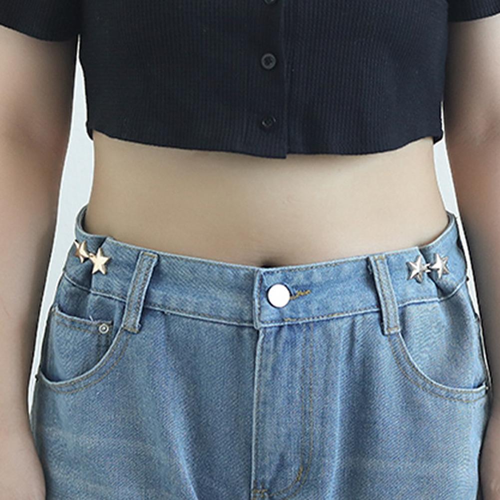 Съемные металлические звезды, джинсовые пуговицы без шитья для свободного облегания, пряжки для джинсов, мгновенная пуговица Pi L3Q7