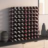 VidaXL Bottle Rack for 72 Bottles Brown Solid Pine Wood 340894