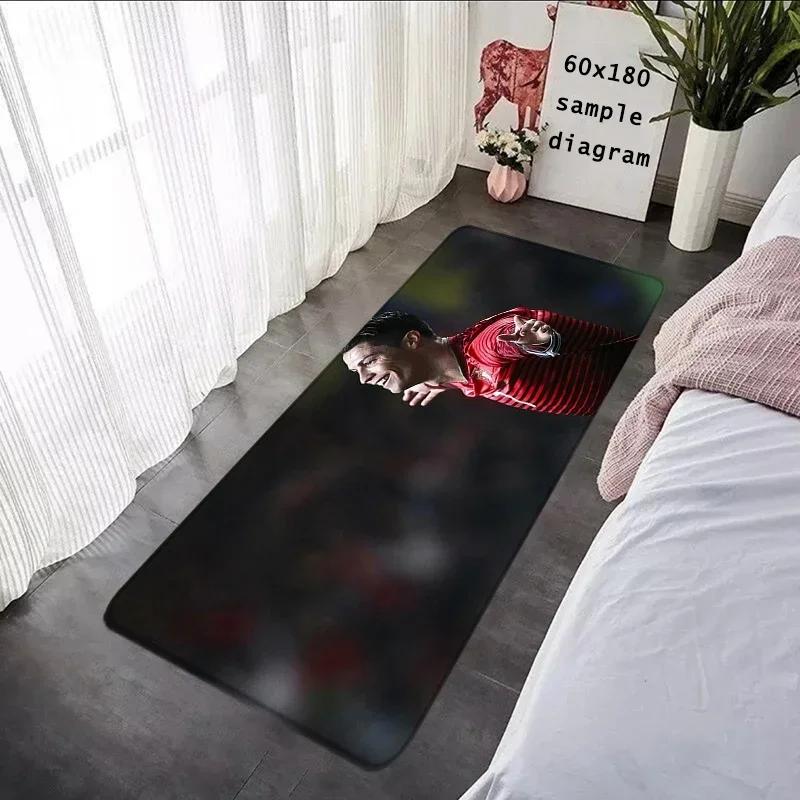 Foot Carpets CR7 Living Room Rug Cristiano Ronaldo Entrance Doormat Bathroom Rug Floor Mat Carpet Anti Slip Home Kitchen Hallway