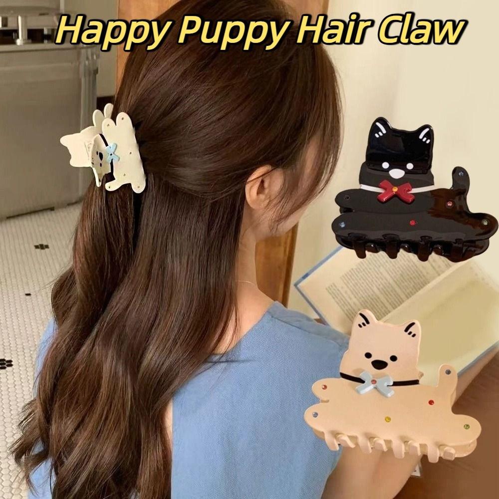Cartoon Puppy Hair Claw Hairpin Dog Shark Clip Fashion Animal Hair Clip Girl