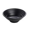 Japanese Style Black Frosted Melamine Ramen Bowl