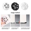 4Pcs Self Adhesive Casters Wheel No Drill Appliance Rollers 360 Degree Rotation Sticky Pulley Appliance Sliders