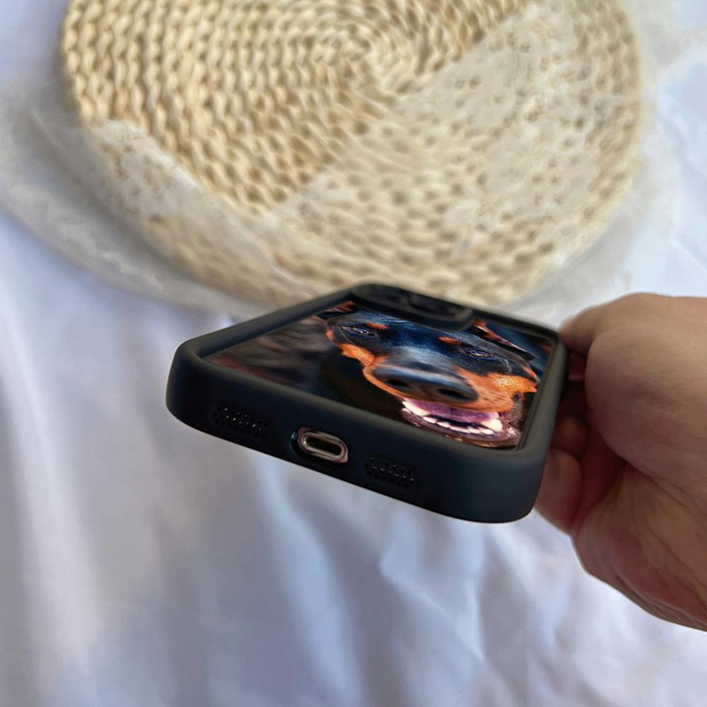 LZ14 Dog Doberman Animal Art силиконовый чехол для телефона Xiaomi 11 Lite 5G 14T Redmi 14C 13C A3 Note 12 11 9 10 13 Pro Plus противоударный задний чехол