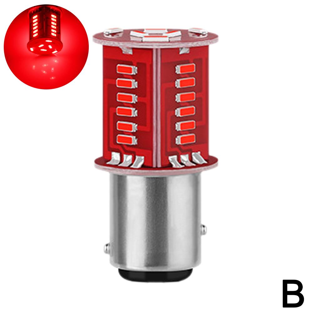 Светодиодная лампа для тормоза мотоцикла, мигающая, 12 В, универсальная, мигающая, красная, синяя, индикаторная, задняя, поворотная, Wh D4W4