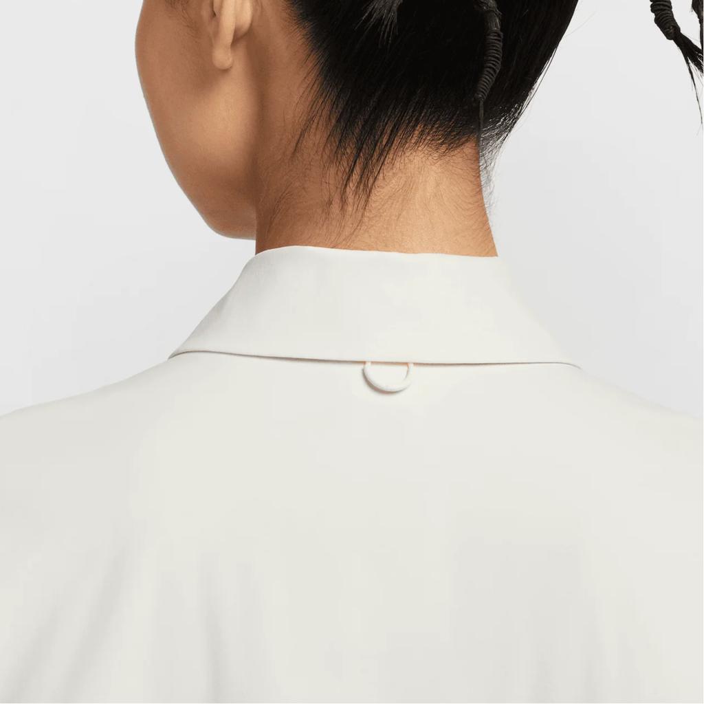 Nike Dri-Fit Оверсайз Повседневная Мода Быстросохнущая Рубашка с Длинным Рукавом Женские рубашки Парусник Светло-Коричневый HQ0237133
