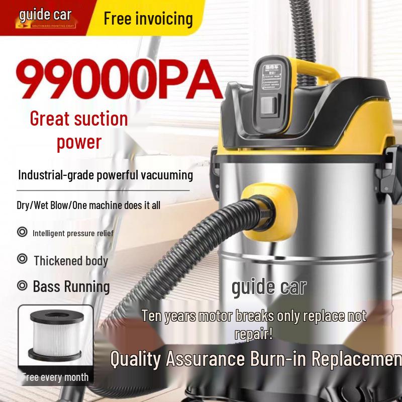 High-Power Vacuum Cleaner for Home, Car, Carpet, and Grout Cleaning